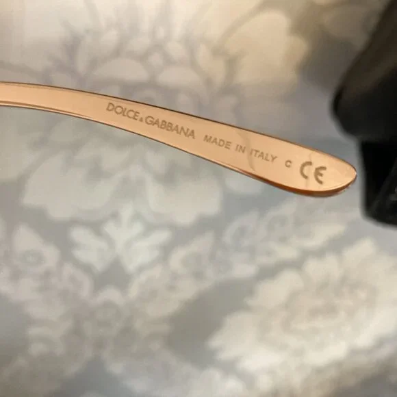 Dolce & Gabbana Sequin Rose Sunglasses